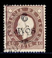 ! ! Macau - 1902 King Luis 6 A (Perf. 13 1/2) - Af. 104c - Used - Used Stamps
