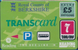 UK - Great Britain , Parking & Trans Card, Berkshire - Reading BeeLine, 5£, L0001 ExpEnd 98 - [10] Colecciones