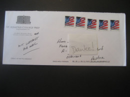 Vereinigte Staaten- Geschäfts-Brief, Gelaufen Von Chicago Nach Guntramsdorf - Covers & Documents