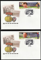 2016 Russia FIFA World Cup In Russia: Soviet And Russian Soccer Legends II FDC Set - 2018 – Russland