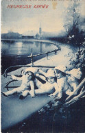 ENFANTS - Enfants Sur Une Luge - Carte Postale Ancienne - Sonstige & Ohne Zuordnung