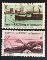 1948 - New Caledonia - Local Motives : Nickel Foundry And Ducos Sanatorium - Used - Used Stamps