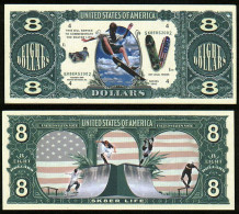 X. RARE : USA - FANTASY NOTE - SKATEBOARDING - UNC / SERIES  SPORTS - Other & Unclassified