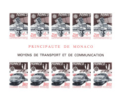 MONACO / TRANSPORTD / TGV / EUROPA / BF 41 NEUFS *  * - Bloques