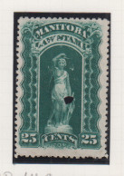 Canada Fiskale Zegel Cat. Van Dam(VD) Of Barefoot (F)  Provincie Manitoba Law Stamp VD 111a/B 3 - Fiscaux