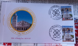 VATICAN 2023,  DUOMO DI SPOLETO JOINT FDC - Neufs