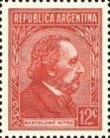 ARGENTINA - AÑO 1935 - Serie Próceres Y Riquezas I -  Bartolomé Mitre, 1821-1906 - President - Oblitérés