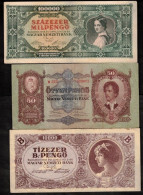 HONGRIE - Lot De 4 Billets Hongrie - Hongrie