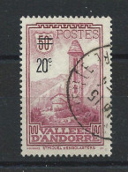 Andorre N°46 Obl (FU) 1935 - Timbre De 1923-33 Surchargé - Usati