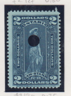 Canada Fiskale Zegel Cat. Van Dam(VD) Of Barefoot (F)  Provincie Ontario Law Stamp VD 32/B 77 - Fiscaux