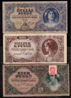 HONGRIE - Lot De 4 Billets Hongrie - Hongrie