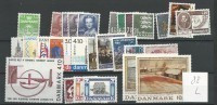 1988 MNH Denmark, Dänemark, Year Complete, Postfris - Años Completos