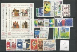 1986 MNH Denmark, Dänemark, Year Complete According To Michel, Postfris - Full Years