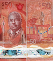 BARBADOS       50 Dollars       P-W84       2022       UNC - Barbados