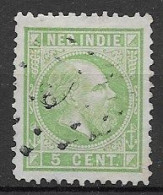 Ned. Indië 1870-88 NVPH 8 Gebruikt  Kw 8 EUR (SN 744) - Nederlands-Indië
