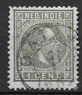 Ned. Indië 1870-88 NVPH 4 Gebruikt  Kw 3 EUR (SN 747) - Nederlands-Indië