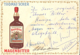 (Ebersbach) - Neugersdorf, Thomas'scher Magenbitter (reclame) - Ebersbach (Löbau/Zittau)