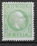 Ned. Indië 1870-88 NVPH 8 MH Kw 120 EUR (SN 756) - Nederlands-Indië