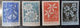 ARGENTINA - AÑO 1960 - Exposición Internacional De Filatelia Tematica "TEMEX". Flores. *serie Completa Usada* - Usados