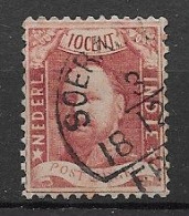 Ned. Indië 1868 NVPH 2 Gebruikt Kw 225 EUR (SN 763) - Nederlands-Indië