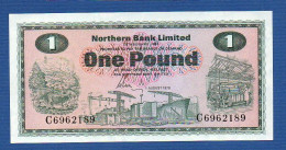 NORTHERN IRELAND - P.187c – 1 POUND 01.08.1978 UNC, S/n C6962189 Northern Bank Limited - 1 Pond