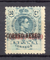 ESPAÑA 1920 - Nº 295HHA VARIEDAD DOBLE SOBRECARGA, ROJA + NEGRA. - FIRMADO - MNGNUEVO SIN GOMA - Nuevos