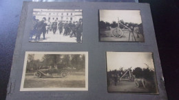 WWI LOT DE 10 PHOTO 1915 STE MENEHOULD OBSEQUES COLONEL DE CHERON GENERAL SARRAIL TT LEGENDEES ARGONNE - Sainte-Menehould