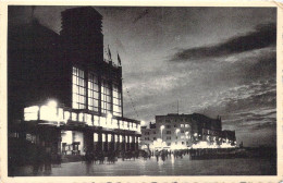 BELGIQUE - Blankenberge - La Digue Le Soir - Carte Postale Ancienne - Blankenberge