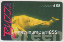 TANZANIA - Buzzcard Elephant , CN: TANBDI, 5$ , Used - Tanzanie