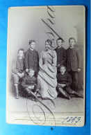 C.D.V. -Photo-Carte De Visite / Photo Foto. " Heinrich Tonn Schwerin I/M. 1893 Gr. Format - Identifizierten Personen