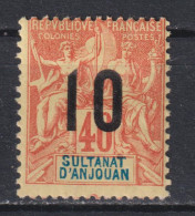 Timbre Neuf* Du Sultanat D'Anjouan De 1912 N°26 MH - Nuevos