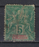 Timbre Oblitéré Du Sultanat D'Anjouan De 1892 N°4 - Used Stamps