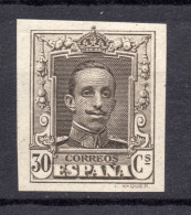 ESPAÑA 1922 - ALFONSO XIII - Nº 318S SIN DENTAR - NUEVO SIN SEÑAL - MNH - Nuevos