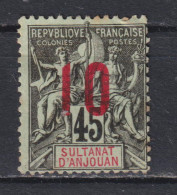 Timbre Oblitéré Du Sultanat D'Anjouan De 1912 N°27 - Usati