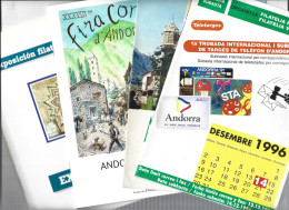 CATALOGOS DE SUBASTAS, FERIA Y TURISTICO DE ANDORRA (G.F. 3) - Gebruikt