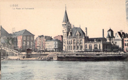 BELGIQUE - LIEGE - La Poste Et L'université - Carte Postale Ancienne - Liege