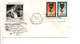 NATIONS UNIES FDC 1960 BANQUE RECONSTRUCTION - FDC