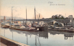 BELGIQUE - LIEGE - Bassin De Commerce - Carte Postale Ancienne - Liege