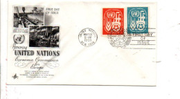 NATIONS UNIES FDC 1959 COMMISSION ECONOMIQUE POUR L'EUROPE - FDC