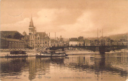 BELGIQUE - LIEGE - La Passerelle Et Hôtel Des Postes - Carte Postale Ancienne - Liege