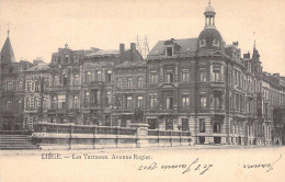 BELGIQUE - LIEGE - Les Terrasses - Avenue Rogier - Carte Postale Ancienne - Luik