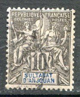 Réf 62 < -- ANJOUAN < Yvert  N° 5 Ø Oblitéré Ø - Used Stamps