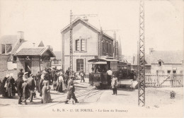 CP PAS DE CALAIS - LE PORTEL N°37 LA GARE DU TRAMWAY - Strassenbahnen