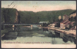 +++ CPA - COMBLAIN AU PONT - Confluent De L'Amblève Et De L'Ourthe - Couleur 1904   // - Comblain-au-Pont