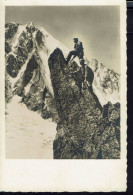 Thèmes. Photo Véritable 135 X 90. Ed. Gany Paris "Alpinistes Au Sommet De La Montagne" Alpes. Pyrénées. Italie. TB. - Alpinismo