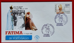 PORTUGAL 1982 FATIMA 13TH MAY VISIT POPE JOHN PAUL ONE YEAR AFTER ASSASSINATION ATTEMPT ON THE POPE - FDC