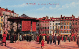 Toulon -  Kiosque A Musique -  Un Coin De La  Place D'Armes -  CPA °J - Toulon