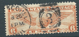 USA 1932-34 AIRMAIL Wínged Globe  USED   6c SC C19 MI 322 A SG PA15A YV A685 - 1a. 1918-1940 Used