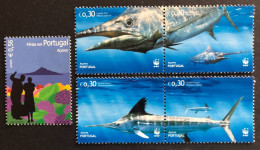 Portugal, AZORES, Full Year 2004, **Mint,  « Europa Cept », « Fishes », « WWF », 2004 - Volledig Jaar