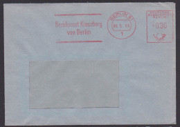 Berlin 61 Bezirksamt Kreuzberg AFS 1968 Behörde - Franking Machines (EMA)